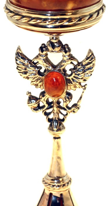 Amber wine glass "Derzhavny"