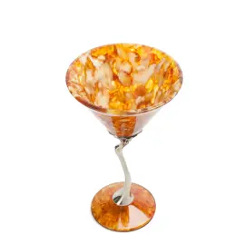 Бокал для мартини из янтаря "Лето"