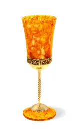 Бокал для вина из янтаря "Антик" Бокал для вина из янтаря "Антик"