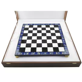 Подарочные шахматы из лазурита "Римские"