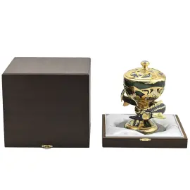 Элитная икорница из нефрита "Большой осетр" Златоуст Элитная икорница из нефрита "Большой осетр" Златоуст