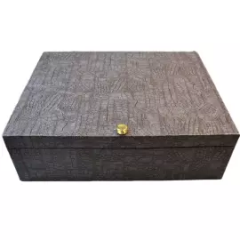 Лоток для бумаг А4 из малахита