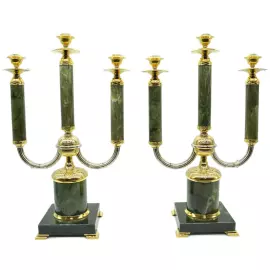 Candelabra made of jade "Zlatoust"