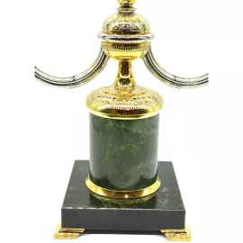 Candelabra made of jade "Zlatoust"