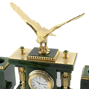 Table set made of jade "Eagle"