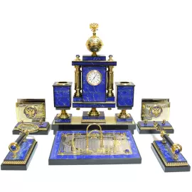 Настольный набор из лазурита "Держава"