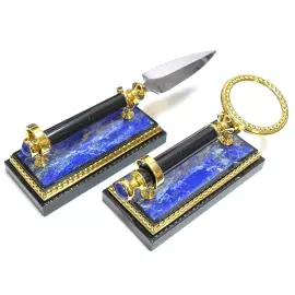 Настольный набор из лазурита "Держава"