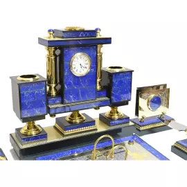 Настольный набор из лазурита "Орел"