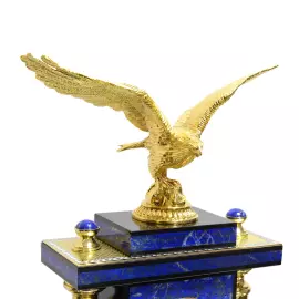 Настольный набор из лазурита "Орел"