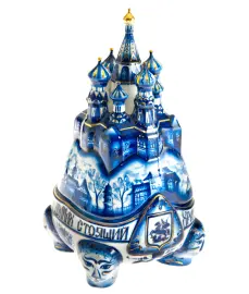 Шкатулка фарфоровая "Храм Покрова на Рву" Шкатулка фарфоровая "Храм Покрова на Рву"