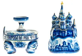 Шкатулка фарфоровая "Храм Покрова на Рву" Шкатулка фарфоровая "Храм Покрова на Рву"