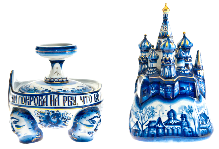 Porcelain casket "Church of the Intercession on the Moat"
