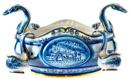 Чаша с чарками "Железнодорожная" Чаша с чарками "Железнодорожная"