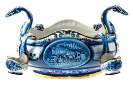 Чаша с чарками "Железнодорожная" Чаша с чарками "Железнодорожная"