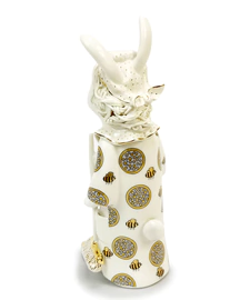 A set of porcelain sculptures "Pan Martin the Clever Man and Pani Marta the Hostess"