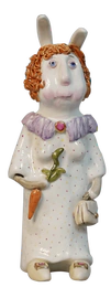 A set of porcelain sculptures "Pan Martin Sherlock and Pani Marta"