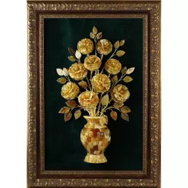 Panel "Flowers on velvet"