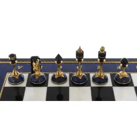 Шахматы из лазурита "Классические"