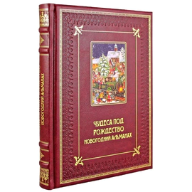 A gift set with a book and New Year's toys "Miracles for Christmas"