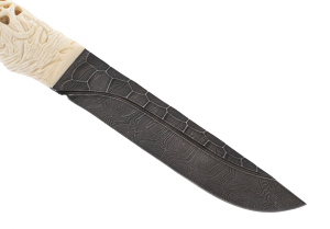 Knife made of Damascus steel "Traveler"