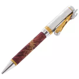 Roller handle made of tinted birch cap "Biker"