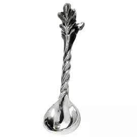 Посеребренная солонка "Кабан" с чернением в футляре