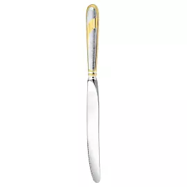 Silver-plated cutlery set "Festive" with gilding, for 6 people in cases