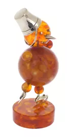 Сувенир из янтаря "Снеговик"