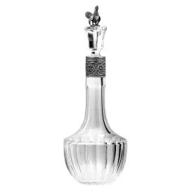 Серебряный графин для водки "Глухарь"