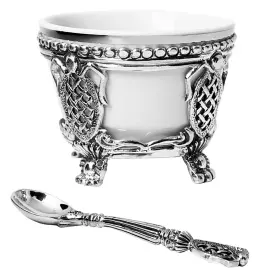 Серебряный набор для специй "Меценат" №1 с чернением