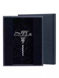 Штопор серебряный "Кабан" с чернением