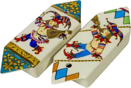 Набор корпоративных ёлочных игрушек из фарфора "Конфеты"