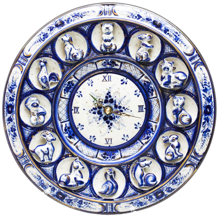Horoscope porcelain watch