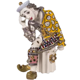 Скульптура из фарфора "Паяц-Романтик"