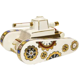 Набор фигурок из фарфора "Механика. Стимпанк" 4 шт., малый Набор фигурок из фарфора "Механика. Стимпанк" 4 шт., малый