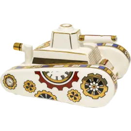 Набор фигурок из фарфора "Механика. Стимпанк" 4 шт., большой Набор фигурок из фарфора "Механика. Стимпанк" 4 шт., большой