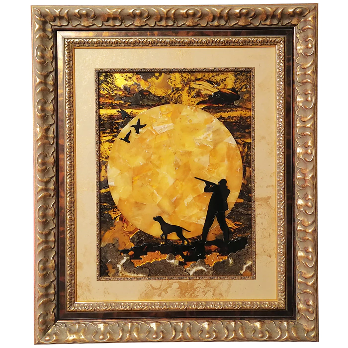 Exclusive amber panel "Hunting"