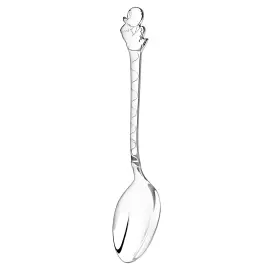 Серебряный набор для малышей "Утенок": ложка и погремушка, на 1 персону