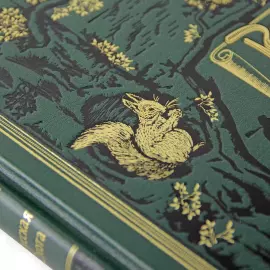 Книга в кожаном переплете "Русская охота"