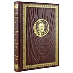 The leather-bound book "The Book of the ruler of the Shang region." by Shang Yang