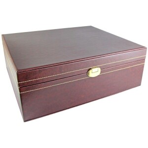 Leather-bound book "The Bible" in a gift box