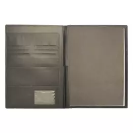 Папка в кожаном переплете со сменным блокнотом формата А4