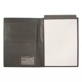 Папка в кожаном переплете со сменным блокнотом формата А4