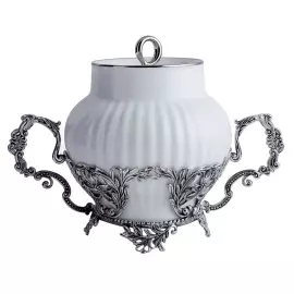 Чайный набор из серебра "Симфония" на 2 персоны