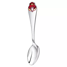 Набор детский серебряный КД "Принцесса : вилка, кружка, ложка с позолотой и с эмалью, на 1 персону