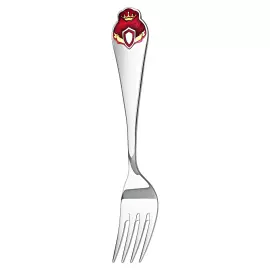 Набор детский серебряный КД "Принцесса : вилка, кружка, ложка с позолотой и с эмалью, на 1 персону