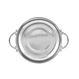 Набор детский серебряный КД "Принц": блюдце, кружка, ложка с позолотой и с эмалью, на 1 персону