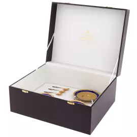 Сервиз чайный серебряный "Рыбки" на 6 персон