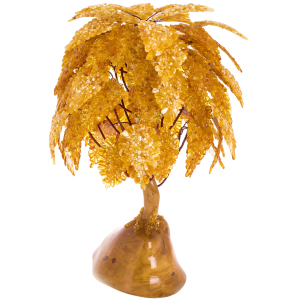 Amber souvenir "Tree" 25 branches