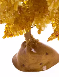 Сувенир из янтаря "Дерево" 25 веток